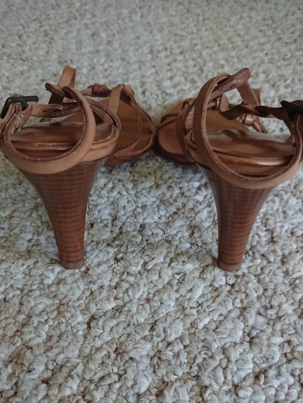 Sigerson Morrison Strappy Brown Leather Sandals Made in Italy size 6
